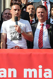 Franck Ribéry gab die Vertragsverlängerung bekannt bis 2010 (Foto: Ingrid Grossmann)